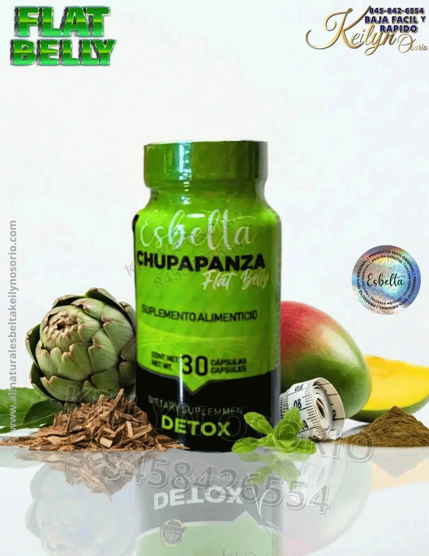 Kit Esbelta para Bienestar y Apoyo de Metabolismo | Less-K, sos, Detox flat belly y 3 day reset All Natural Esbelta