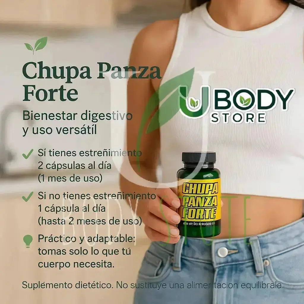 Chupa Panza Detox Forte | Apoyo Digestivo y Control de Peso Natural Natural de México