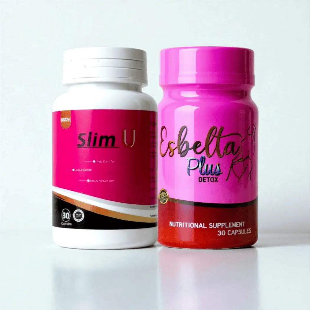Dúo de Bienestar: suplemementos Slim U & Detox a tu Medida ESBELTA, NATURAL DE MÉXICO Y TRIM-FAST