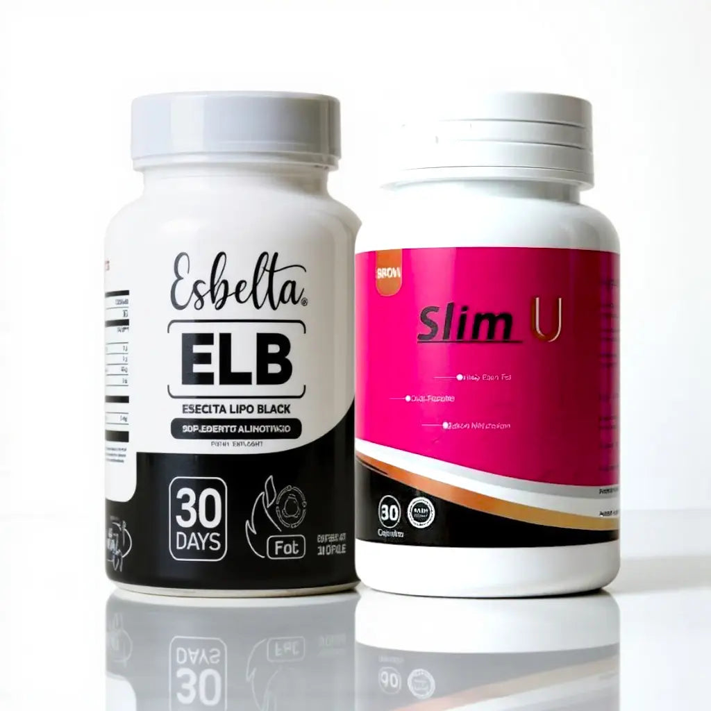 Dúo de Bienestar: suplemementos Slim U & Detox a tu Medida ESBELTA, NATURAL DE MÉXICO Y TRIM-FAST