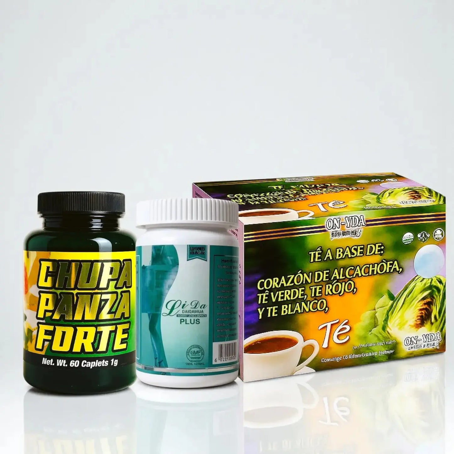 Lida Plus | Fórmula Herbal Avanzada + Chupa Panza Forte (Incluye Té Detox Gratis) U BODY STORE HEALTH & BEAUTY SUPLEMENTES