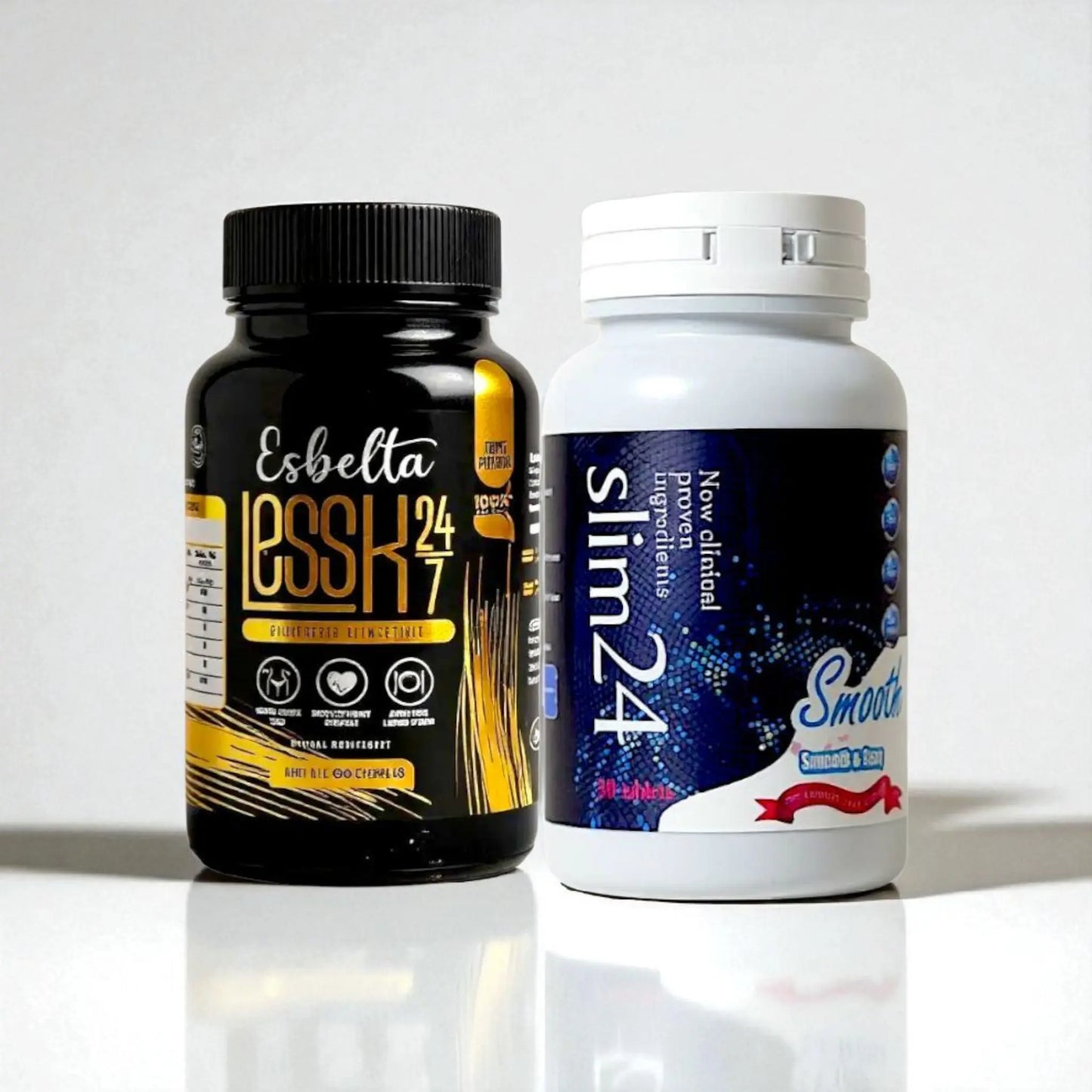 Esbelta Less-K con opciones combinadas | Suplementos herbales para bienestar y control de peso All Natural Esbelta