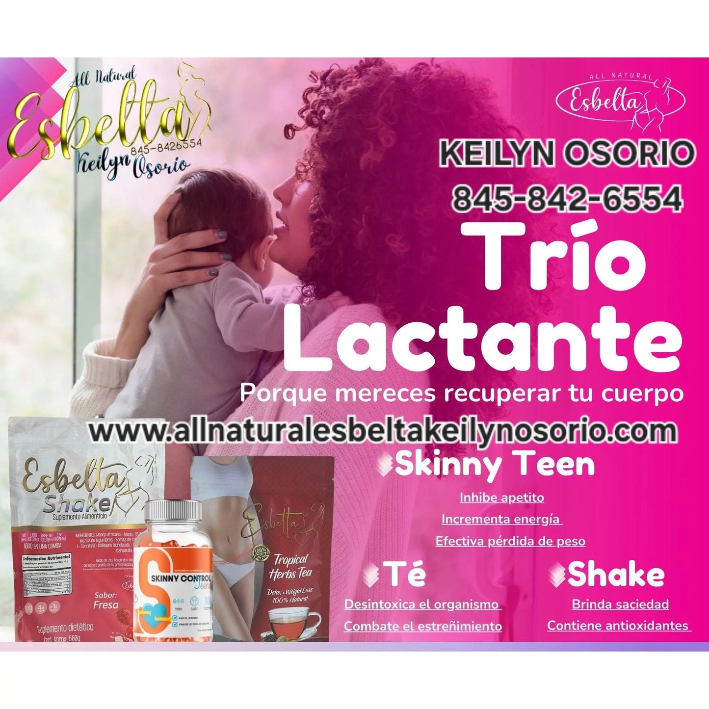 Trio lactante Skinny Teen BAJA FACIL Y RAPIDO CON KEILYN