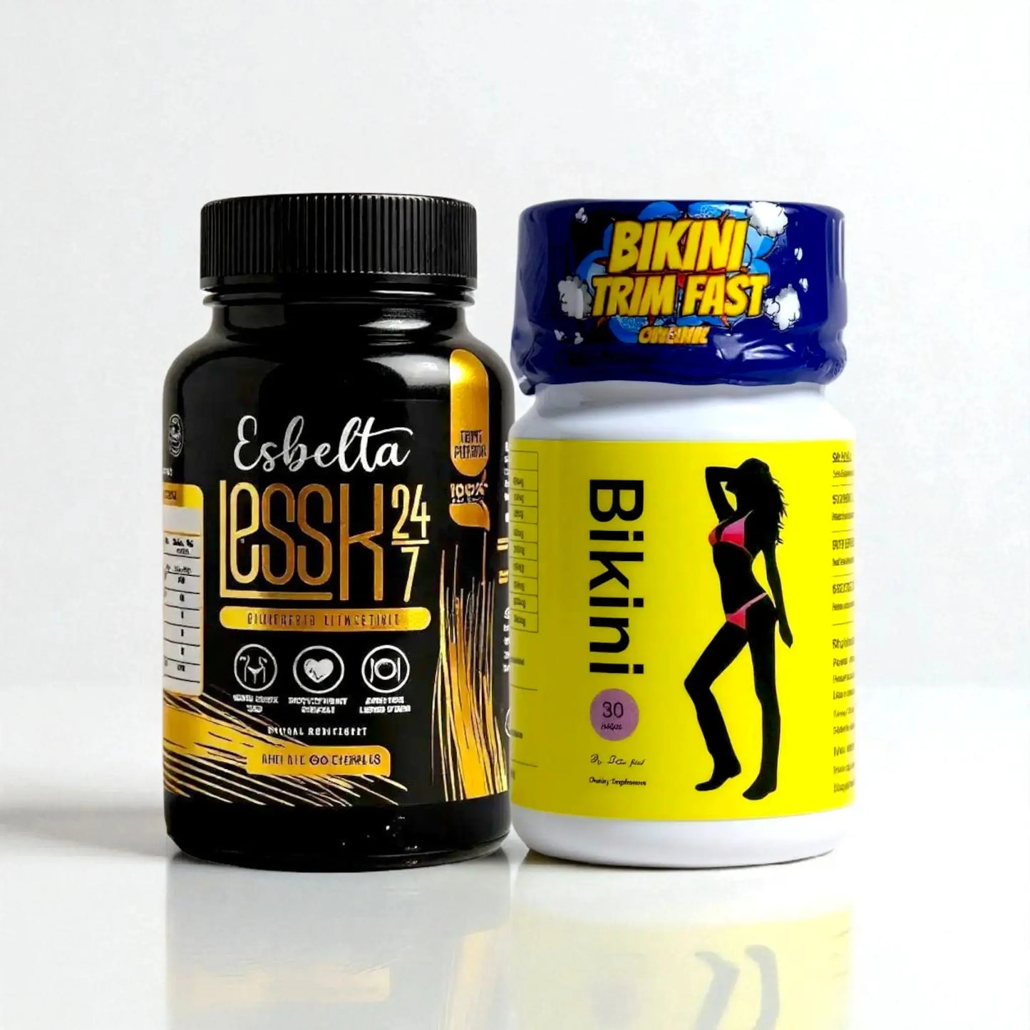 Esbelta Less-K con opciones combinadas | Suplementos herbales para bienestar y control de peso All Natural Esbelta