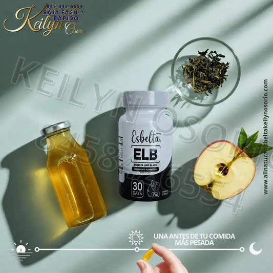 Esbelta Supreme Doble Potencia y ELB – Suplementos Alimenticios Naturales para Bienestar y Control del Peso All Natural Esbelta