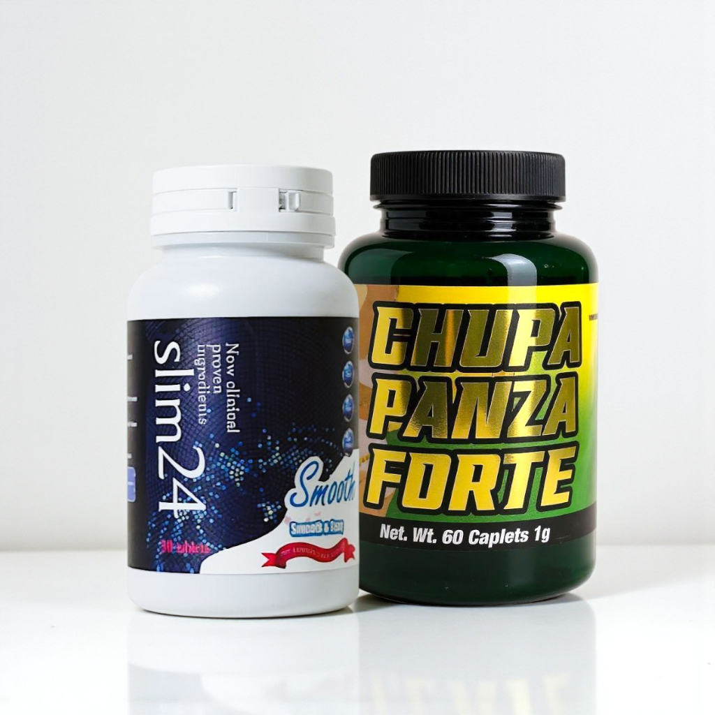 Frasco de Slim 24, suplemento dietético que apoya el bienestar metabólico.