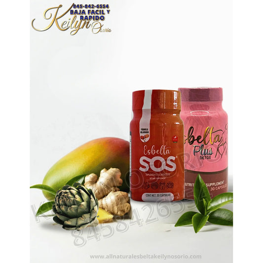 Duo Esbelta SOS y Detox plus All Natural Esbelta