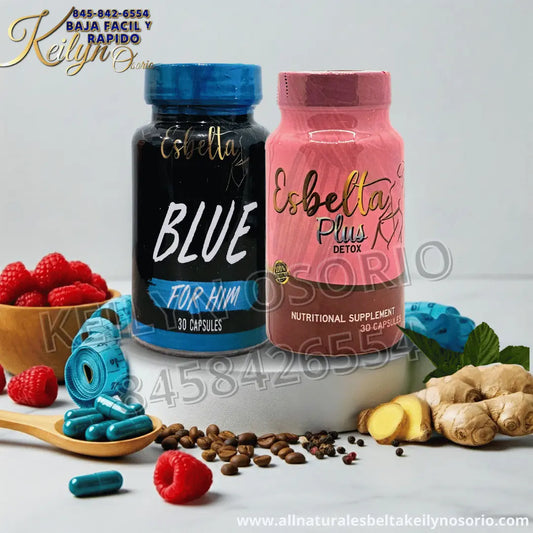 ESBELTA BLUE Y ESBELTA DETOX PLUS All Natural Esbelta