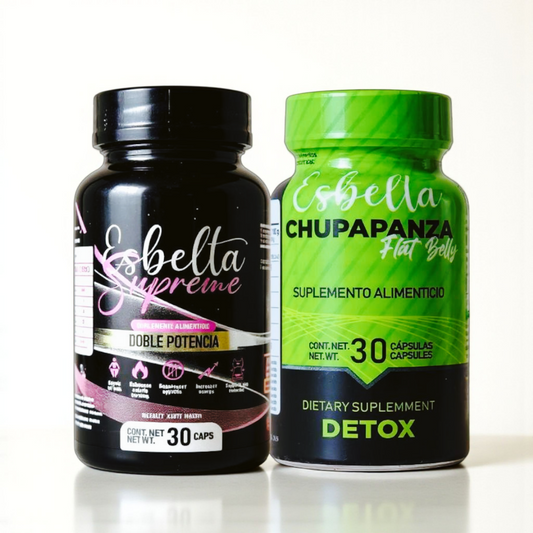 ESBELTA SUPREME Y ESBELTA DETOX FLAT BELLY All Natural Esbelta