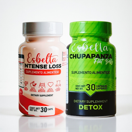 ESBELTA INTENSE LOSS Y DETOX CHUPAPANZA All Natural Esbelta