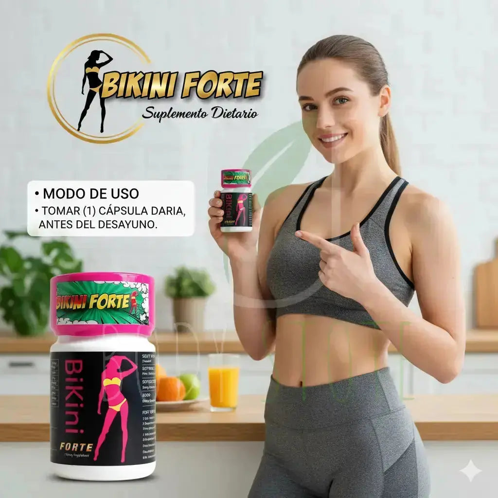 Productos naturales bikini forte | Fórmula Herbal Avanzada + Chupa Panza Forte (Incluye Té Detox Gratis) U BODY STORE HEALTH & BEAUTY SUPLEMENTES