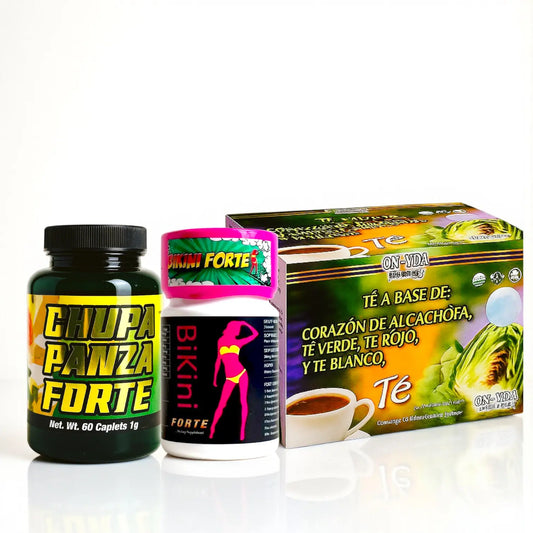 Productos naturales bikini forte | Fórmula Herbal Avanzada + Chupa Panza Forte (Incluye Té Detox Gratis) U BODY STORE HEALTH & BEAUTY SUPLEMENTES