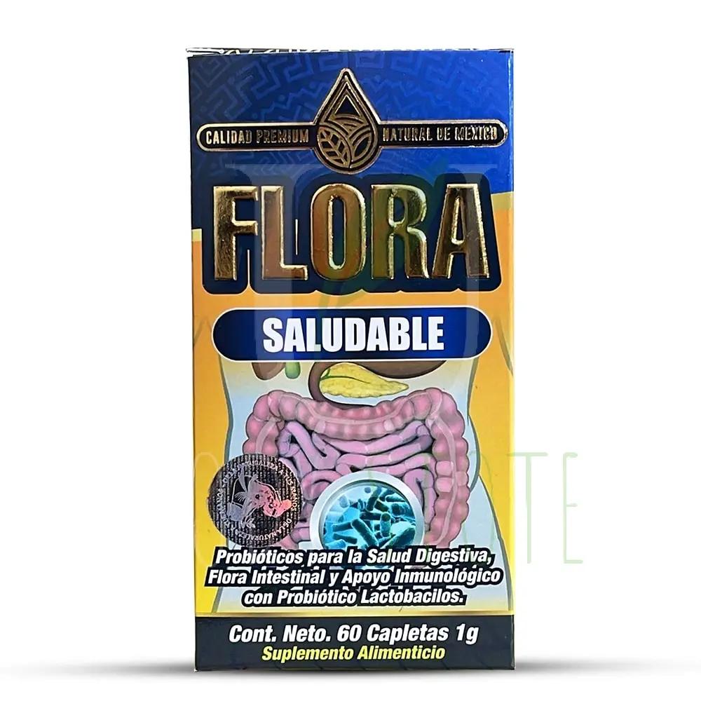 𝗙𝗹𝗼𝗿𝗮 𝗦𝗮𝗹𝘂𝗱𝗮𝗯𝗹𝗲 – Suplemento Digestivo y Probiótico (60 Caplets) U BODY STORE HEALTH & BEAUTY SUPLEMENTES