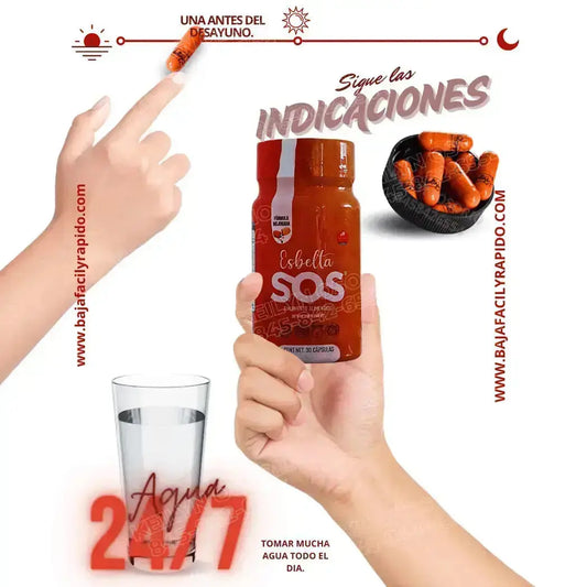 Kit Esbelta para Bienestar y Apoyo de Metabolismo | Less-K, sos, Detox flat belly y 3 day reset All Natural Esbelta