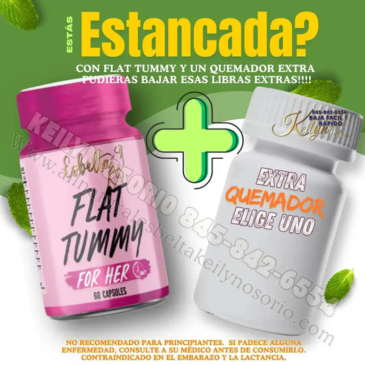 Esbelta Flat Tummy y lida plus maximos resultados gran combinación BAJA FACIL Y RAPIDO CON KEILYN OSORIO