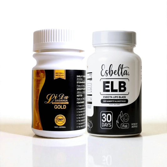 Bienestar y Belleza: Suplementos Naturales Lida Gold & Detox para Cuidado Digestivo y Equilibrio Metabólico ESBELTA, NATURAL DE MÉXICO Y TRIM-FAST
