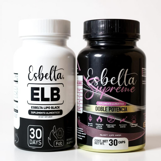 Esbelta Supreme Doble Potencia y ELB – Suplementos Alimenticios Naturales para Bienestar y Control del Peso All Natural Esbelta