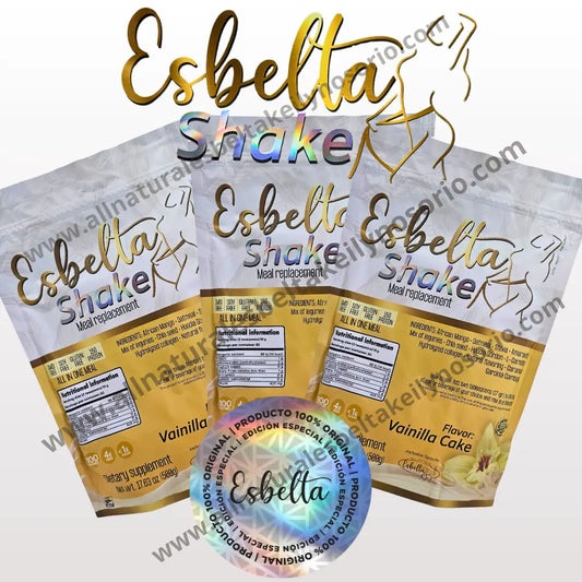 Esbelta shake de vainilla 3 pack BAJA FACIL Y RAPIDO CON KEILYN