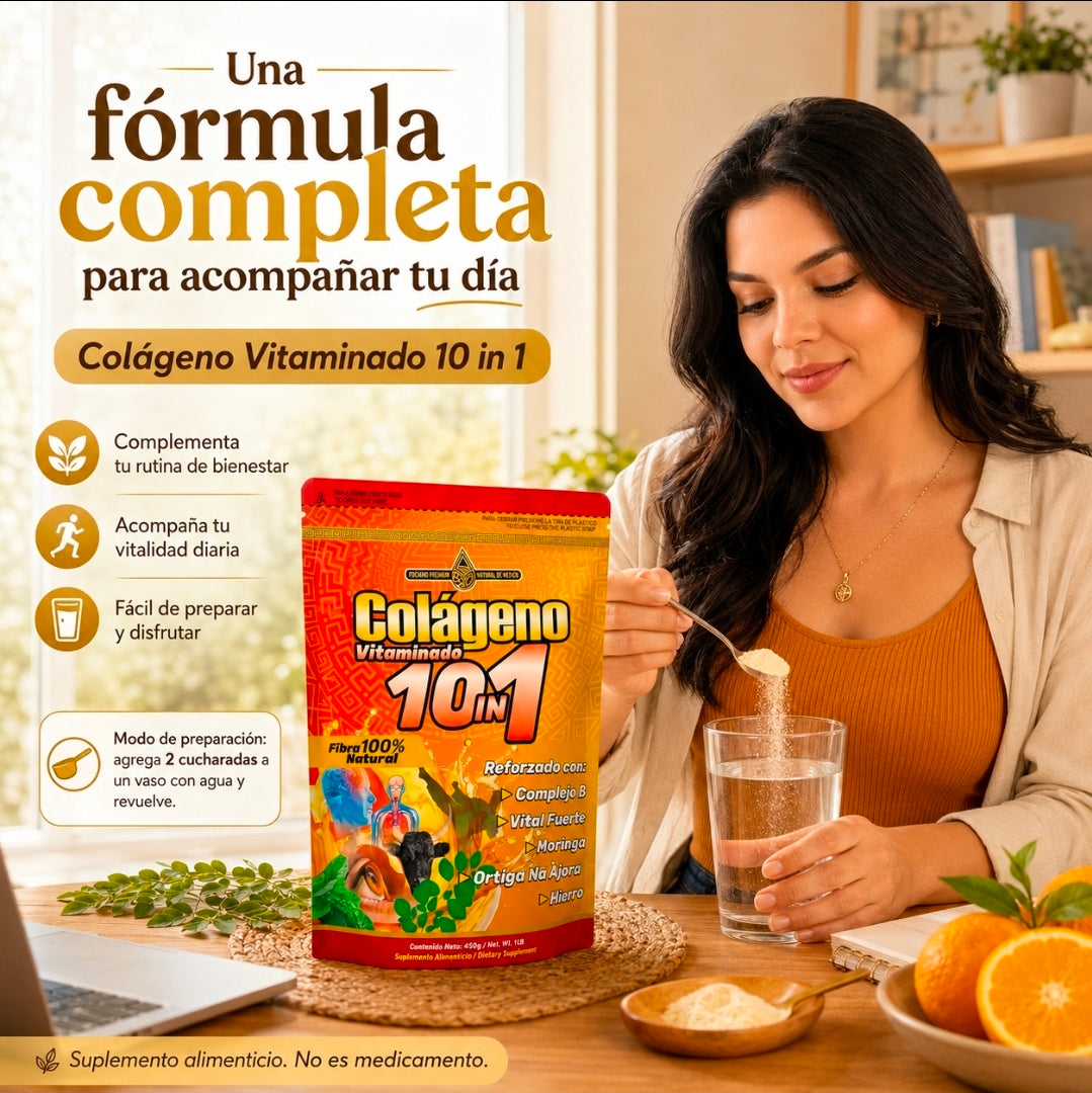 Colágeno Vitaminado 10 en 1 – 450 g