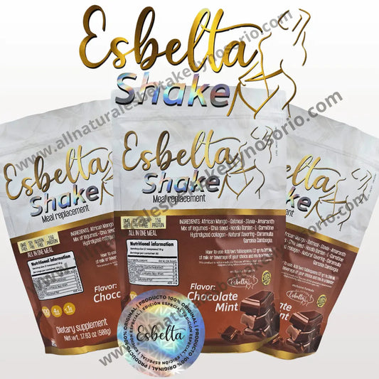 ESBELTA SHAKE CHOCOLATE 3 PACK BAJA FACIL Y RAPIDO CON KEILYN