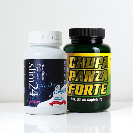 Frasco de Slim 24, suplemento dietético que apoya el bienestar metabólico.